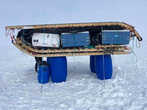 Ramon Larramendi Expedition 2024-SOS-ARCTIC-–-Greenland-S-lo-que-dejamos-en-el-hielo-por-el-invierno