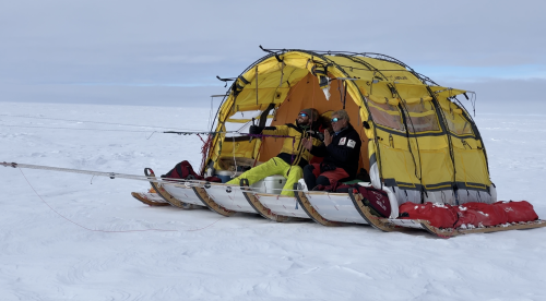 Ramon Larramendi  Expedition 2024-SOS-ARCTIC-–-Greenland-South-North-Traverse on-windsled